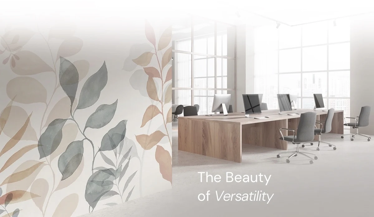 botanical office wallpaper
